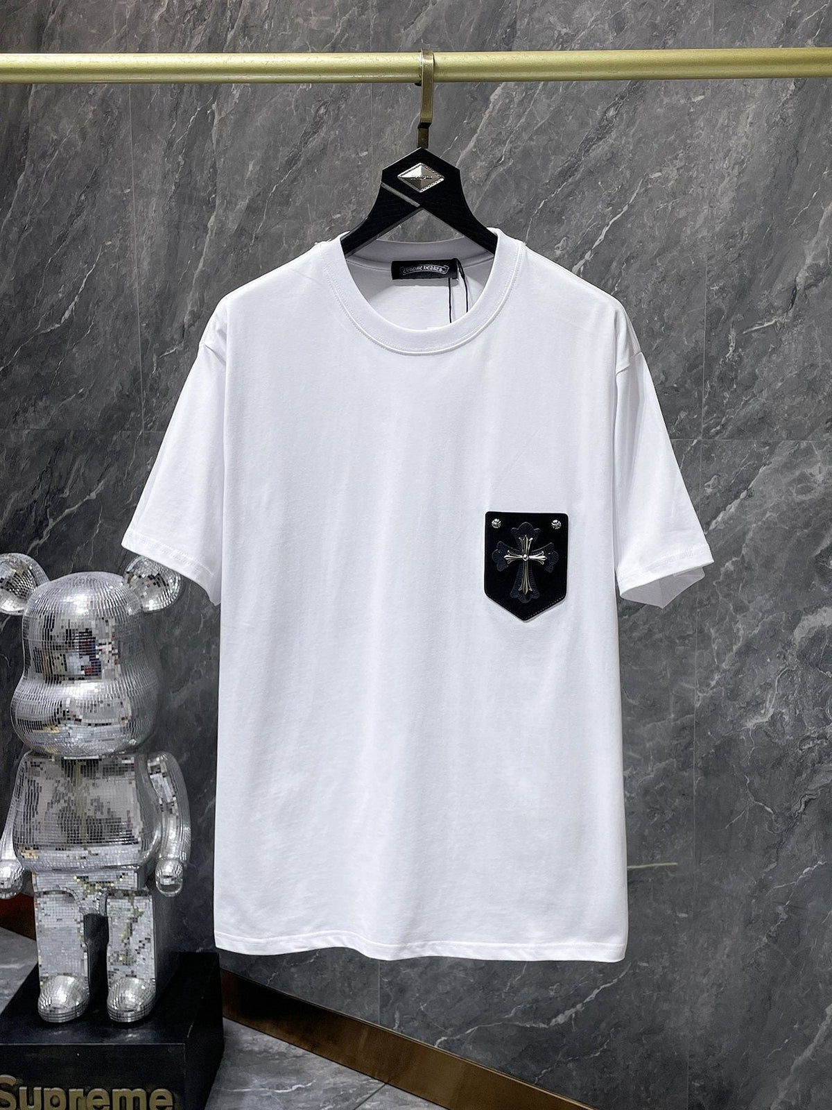 Chrome Hearts Cross Applique Short-Sleeve T-Shirt ¡ª front
