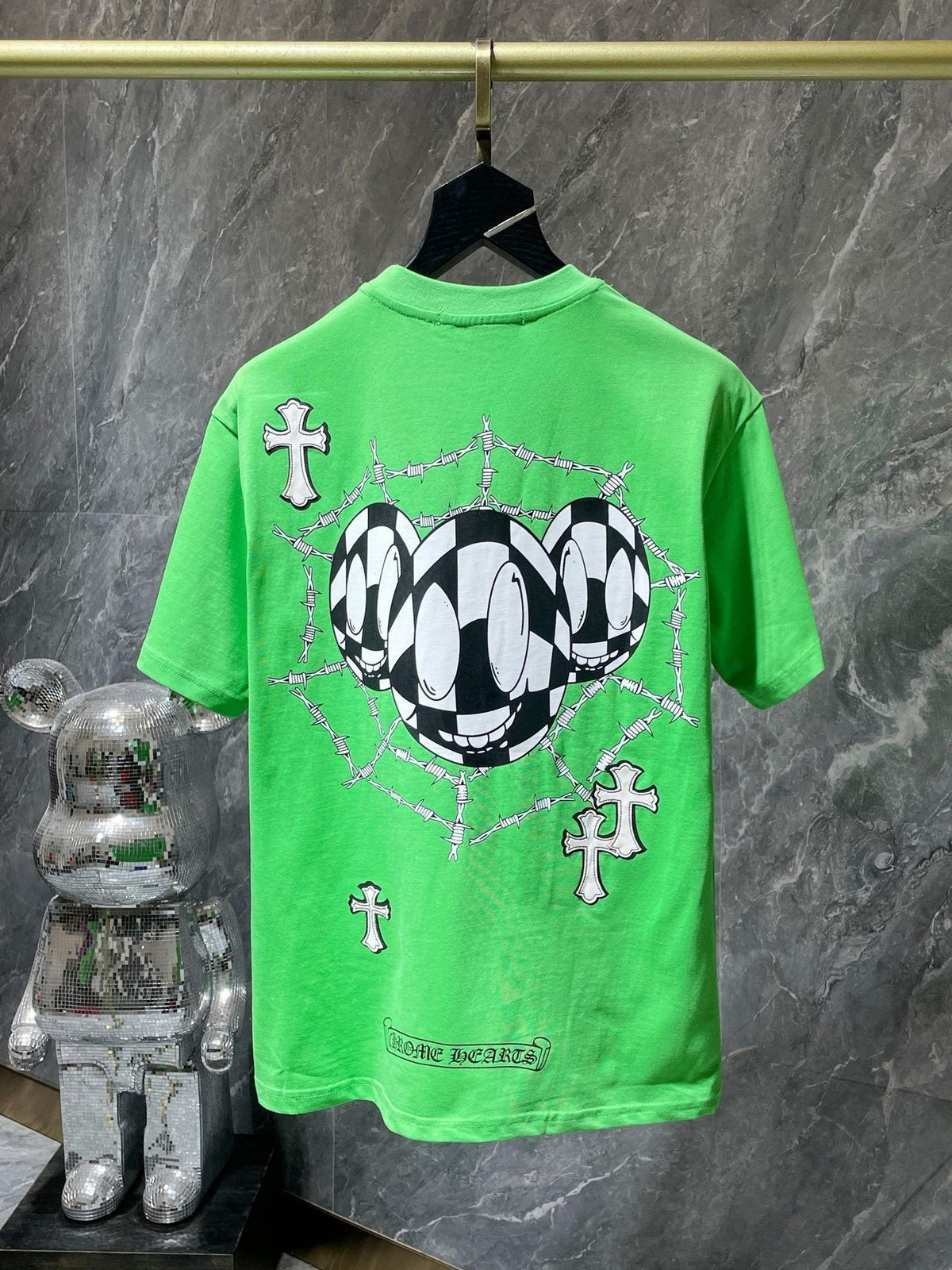 Chrome Hearts Cross & Barbed-Wire Graphic T-Shirt ¡ª back