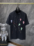 Chrome Hearts Cross Paint Splatter Graphic T-Shirt ¡ª hero