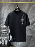 Chrome Hearts Floral Cross Graphic T-Shirt ¡ª front