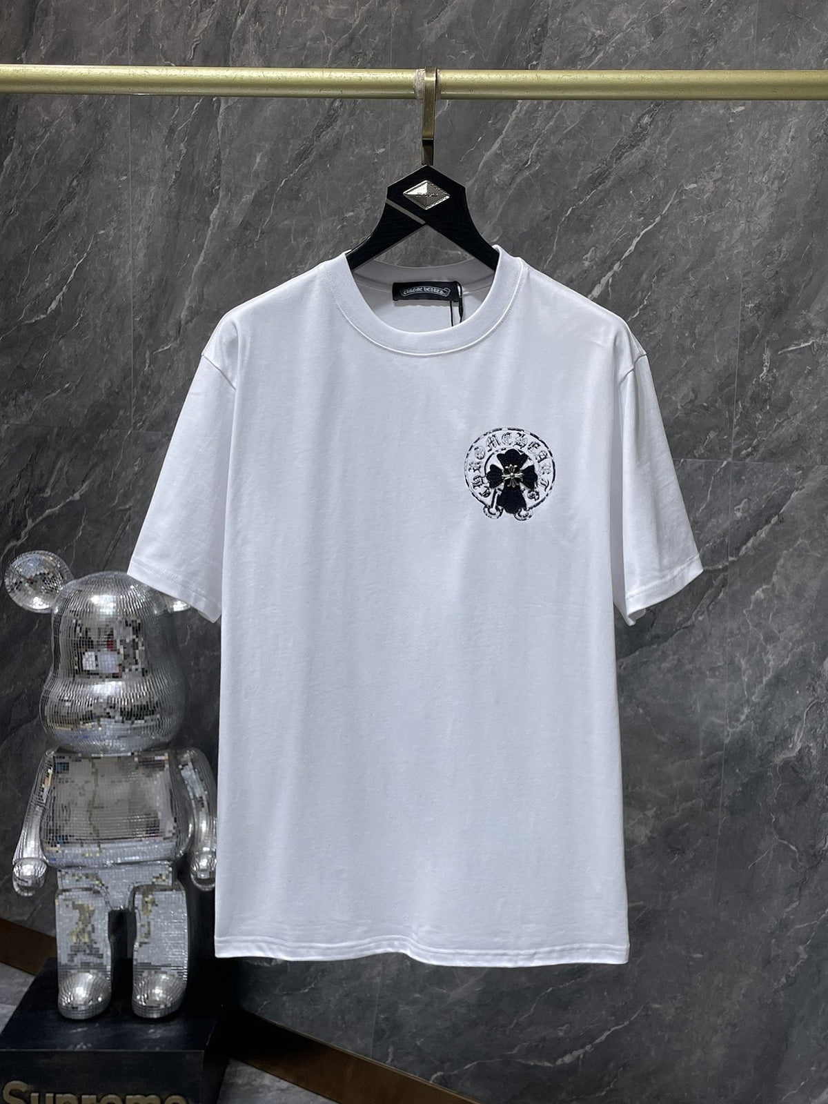 Chrome Hearts Cross Scroll Graphic Short-Sleeve T-Shirt ¡ª front