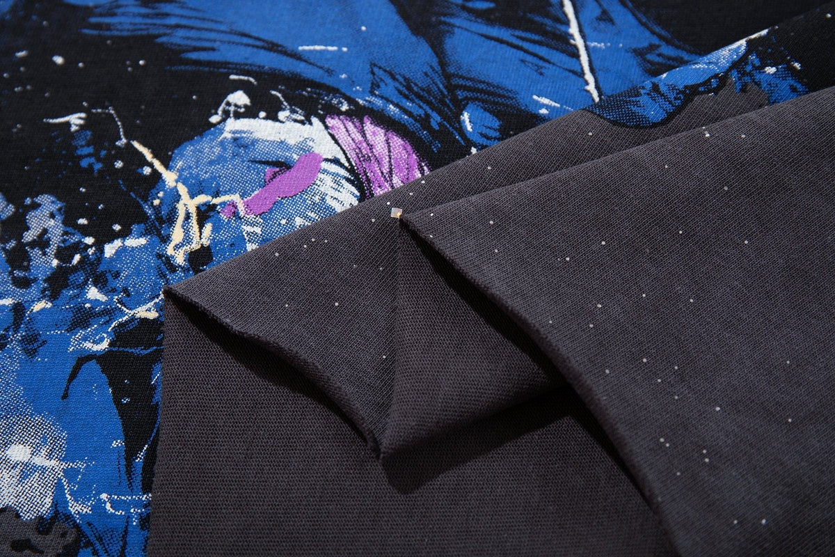 BKYS Revival Rhinestone Portrait Graphic T-Shirt ¡ª detail