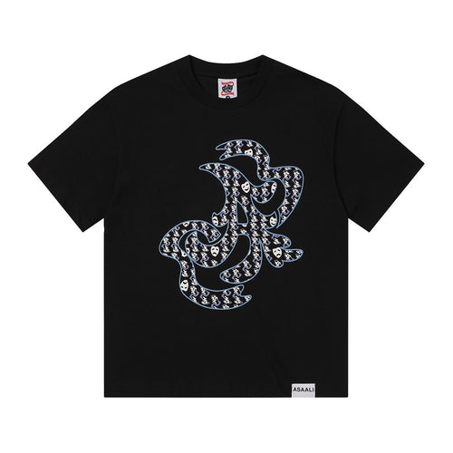 Asaali Abstract Graphic T-Shirt ¡ª front