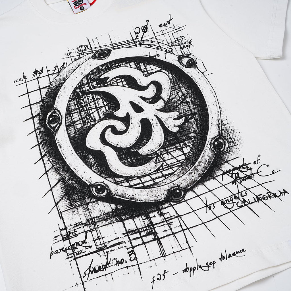 ASAALL Circular Technical Graphic T-Shirt ¡ª detail