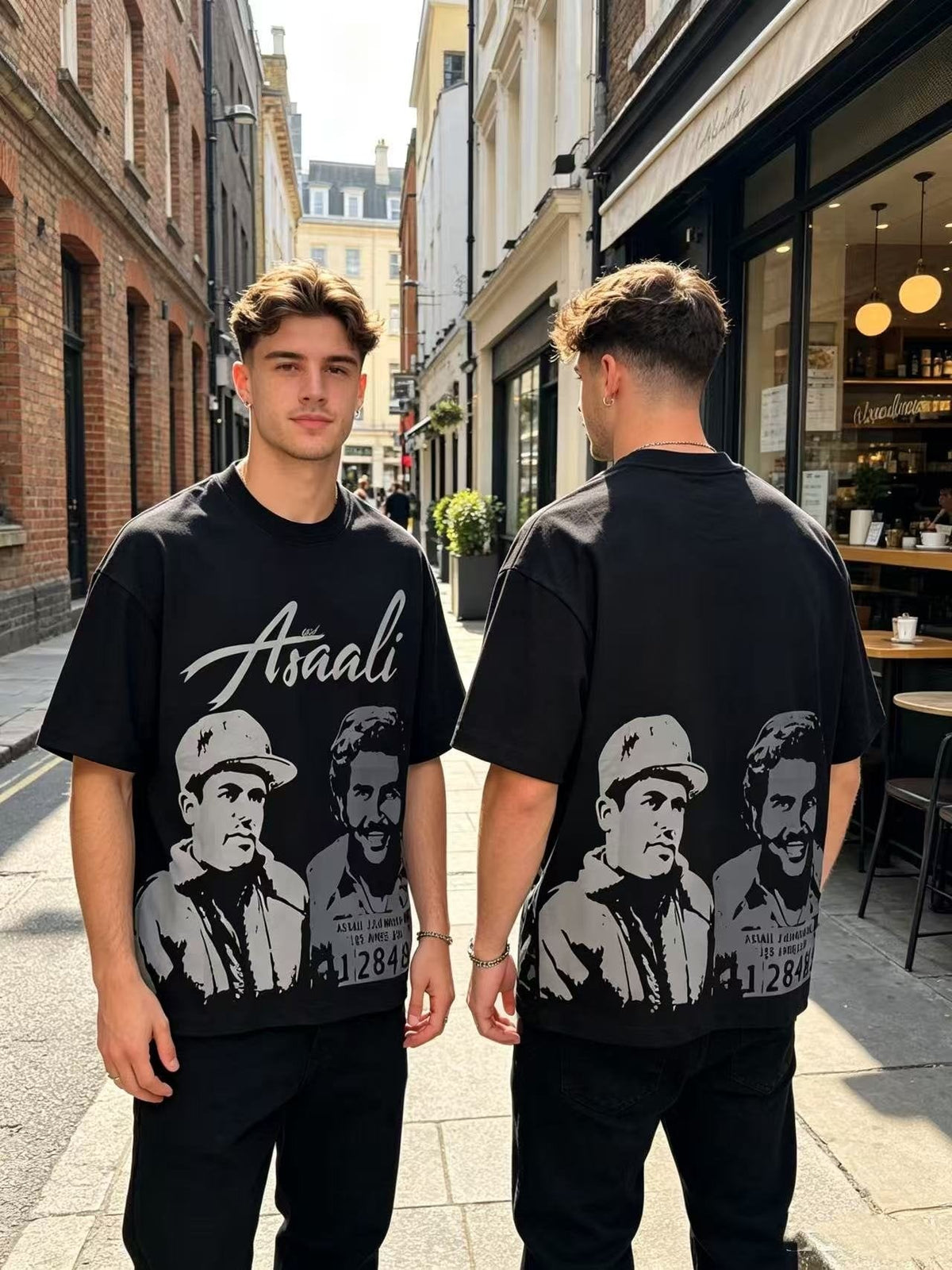 ASAALL Portrait Graphic Short-Sleeve T-Shirt ¡ª hero