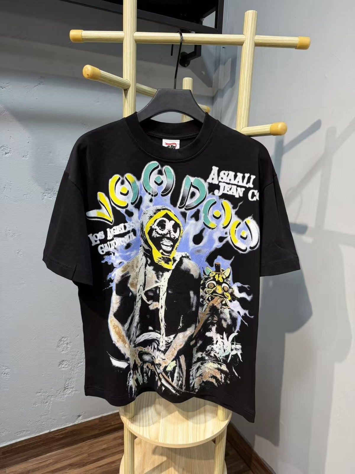 ASAALL Los Angeles Skull Graphic T-Shirt ¡ª front