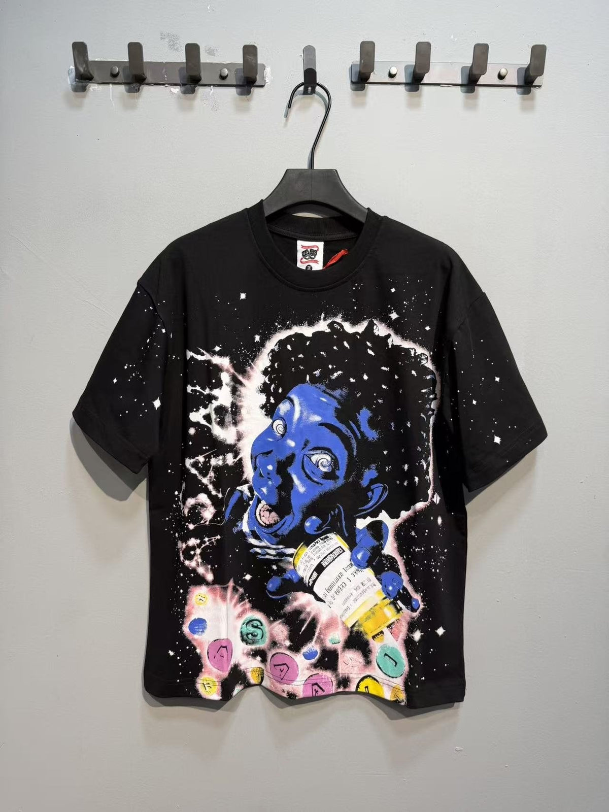 ASAALL Space Astronaut Graphic Short-Sleeve T-Shirt ¡ª front