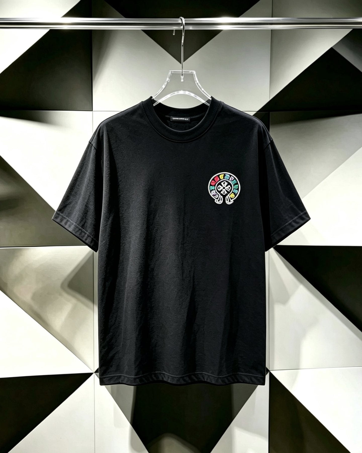 Chrome Hearts Horseshoe Cross Embroidered T-Shirt ¡ª hero