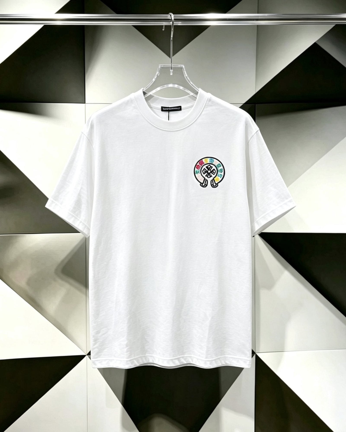 Chrome Hearts Horseshoe Cross Embroidered T-Shirt ¡ª hero