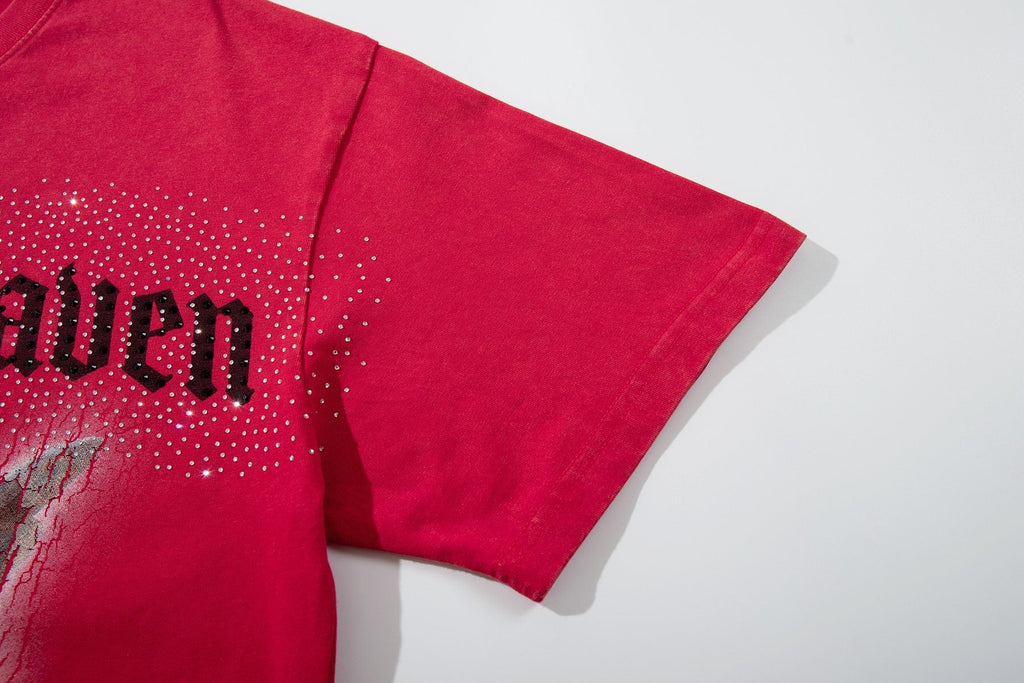 SUPPLY TEE Heaven Angel Flame Graphic T-Shirt ¡ª detail
