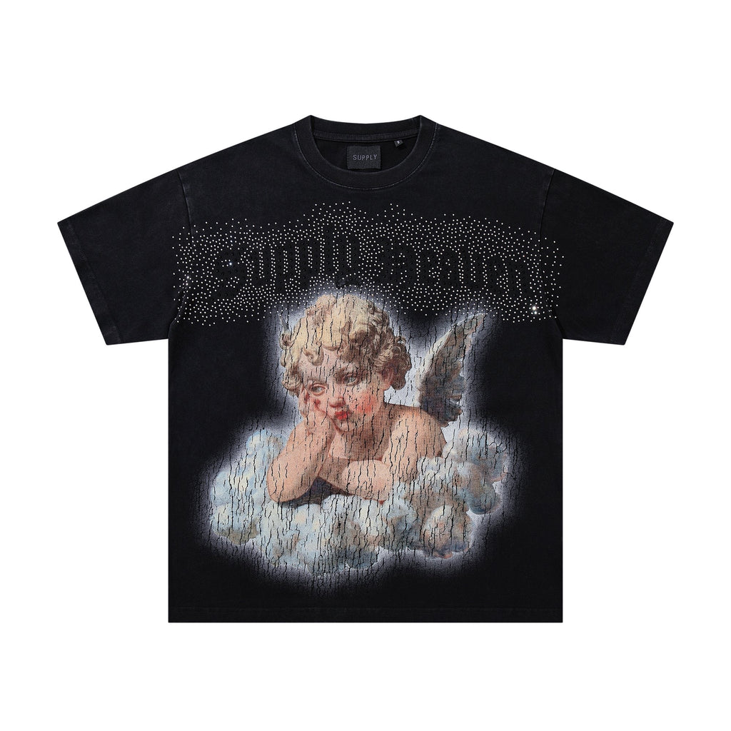 SUPPLY TEE Heaven Angel Flame Graphic T-Shirt ¡ª hero