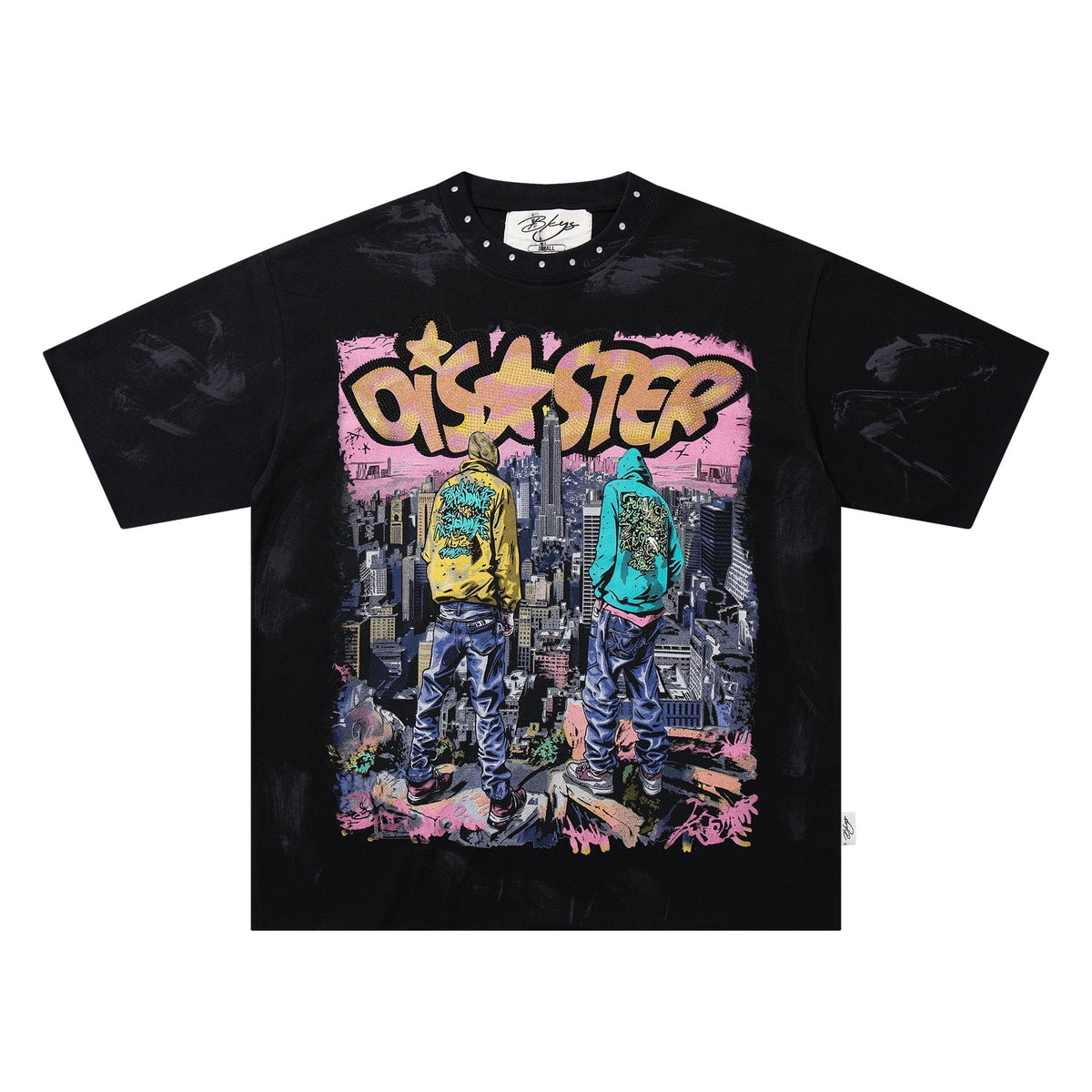 BKYS Revival Rhinestone City Graffiti Graphic T-Shirt ¡ª hero