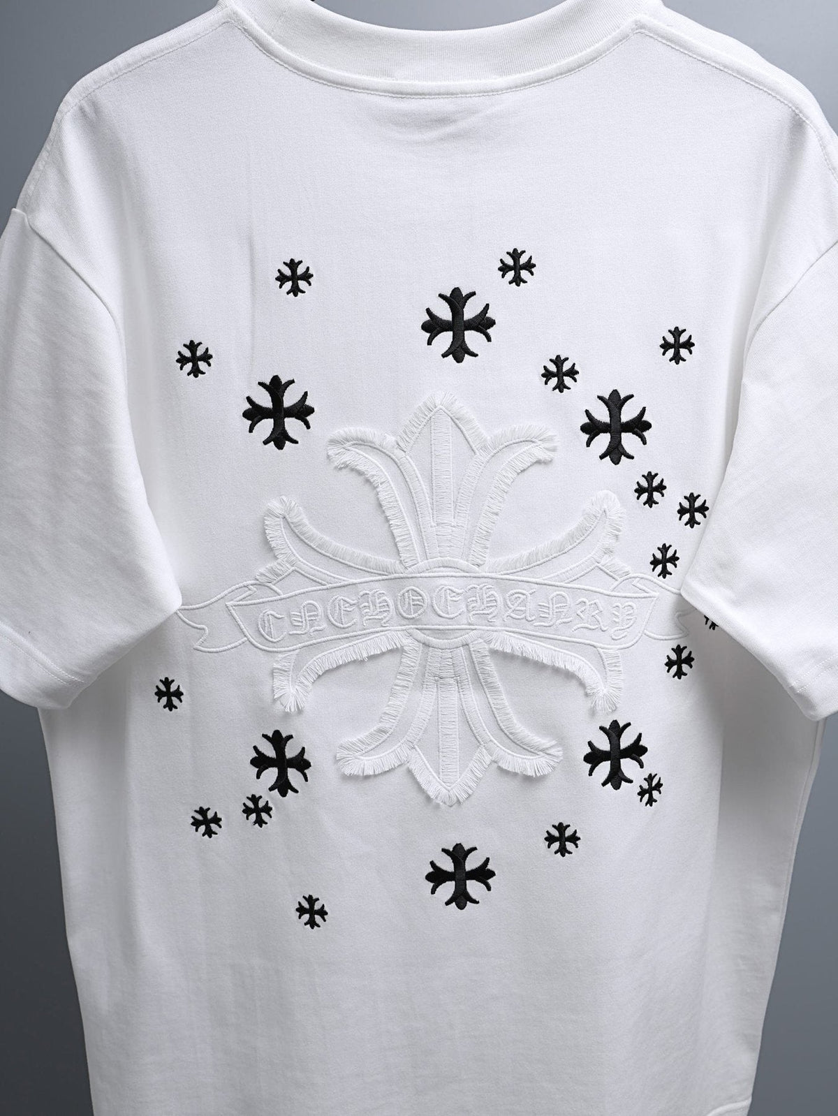 Chrome Hearts Cross and Star Graphic T-Shirt ¡ª detail