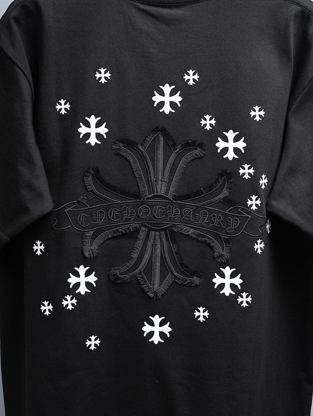 Chrome Hearts Cross and Star Graphic T-Shirt ¡ª detail