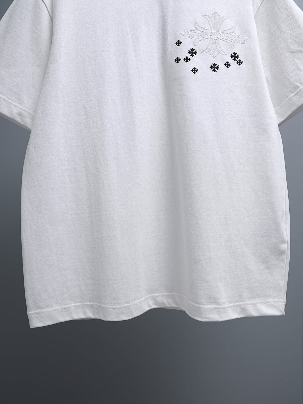 Chrome Hearts Cross and Star Graphic T-Shirt ¡ª front