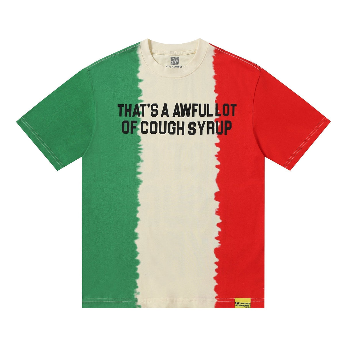 THAT'S A AWFUL LOT OF COUGH SYRUP Tri-Panel Graphic T-Shirt ¡ª hero