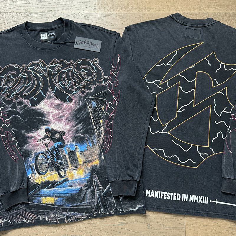 Godspeed Bicycle City Storm Long-Sleeve T-Shirt ¡ª comparison