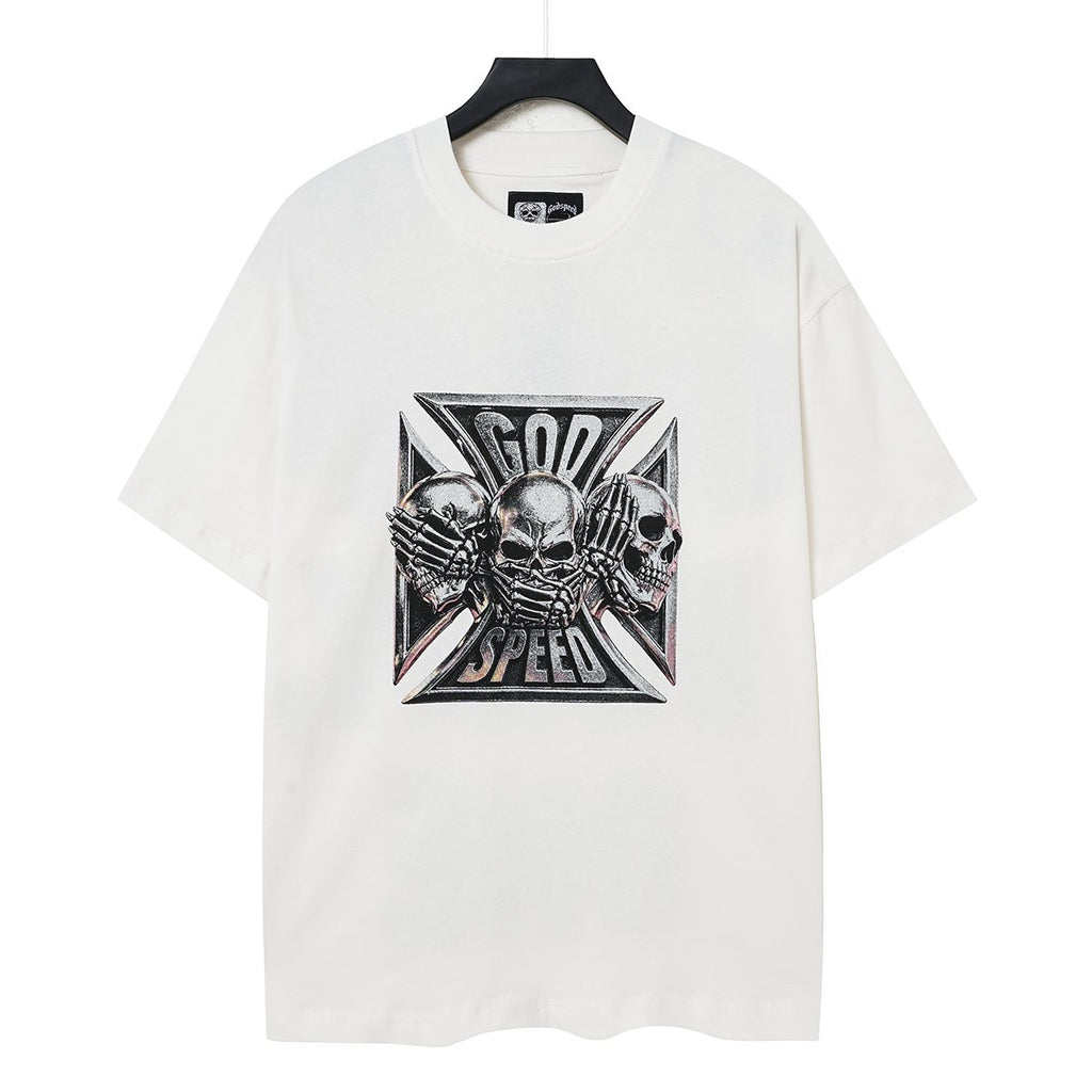 Godspeed Out of Many One Skull Graphic T-Shirt ¡ª hero