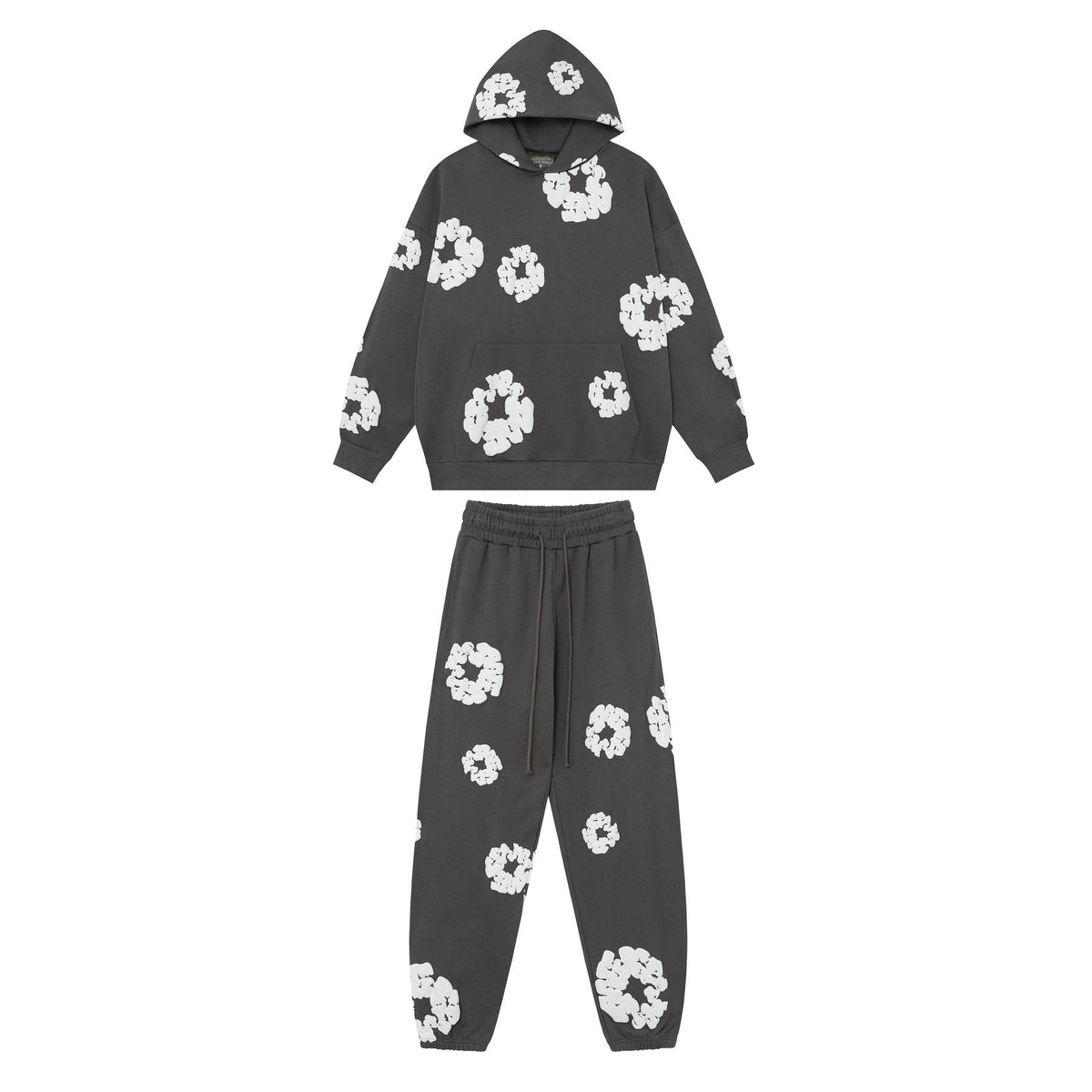 DENIM TEARS Floral Graphic Hoodie & Sweatpants Set ¡ª front