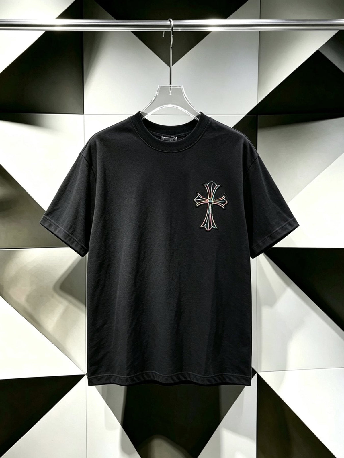 Chrome Hearts Ornate Cross Graphic T-Shirt ¡ª hero