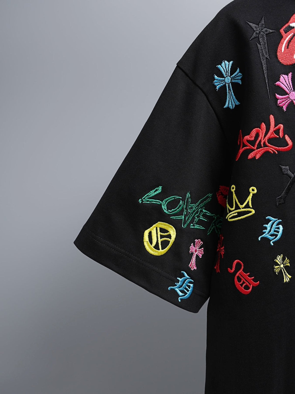 Chrome Hearts Multicolor Motif Cluster T-Shirt ¡ª detail