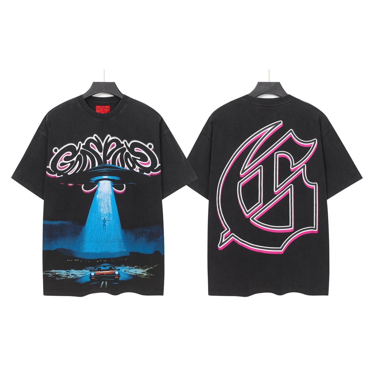 Godspeed UFO Car Graphic Short-Sleeve T-Shirt ¡ª hero