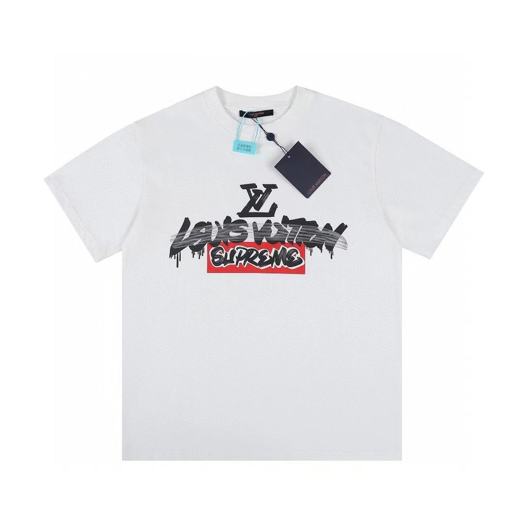 Supreme LV-Style Graffiti Graphic T-Shirt ¡ª hero