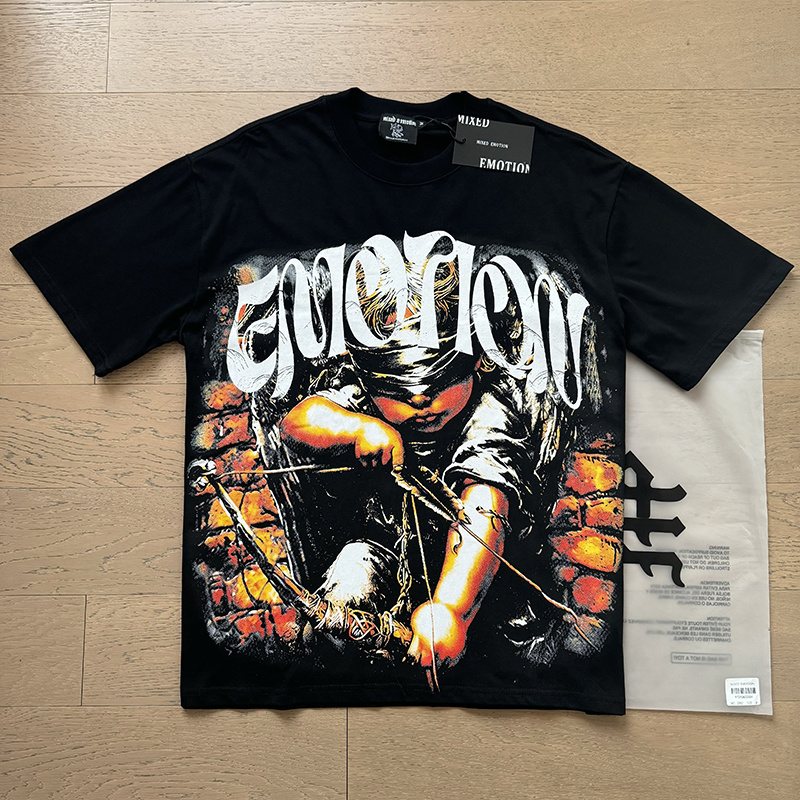 MIXED EMOTION Warrior Graphic T-Shirt ¡ª hang_tag