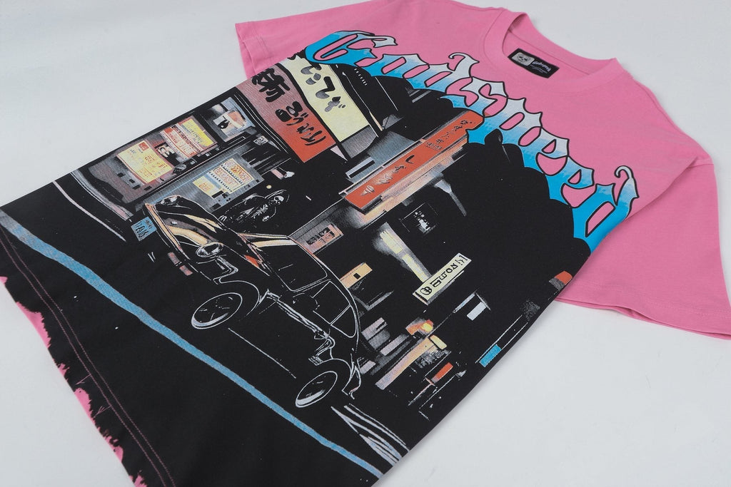 Godspeed Street Car Graphic T-Shirt ¡ª front