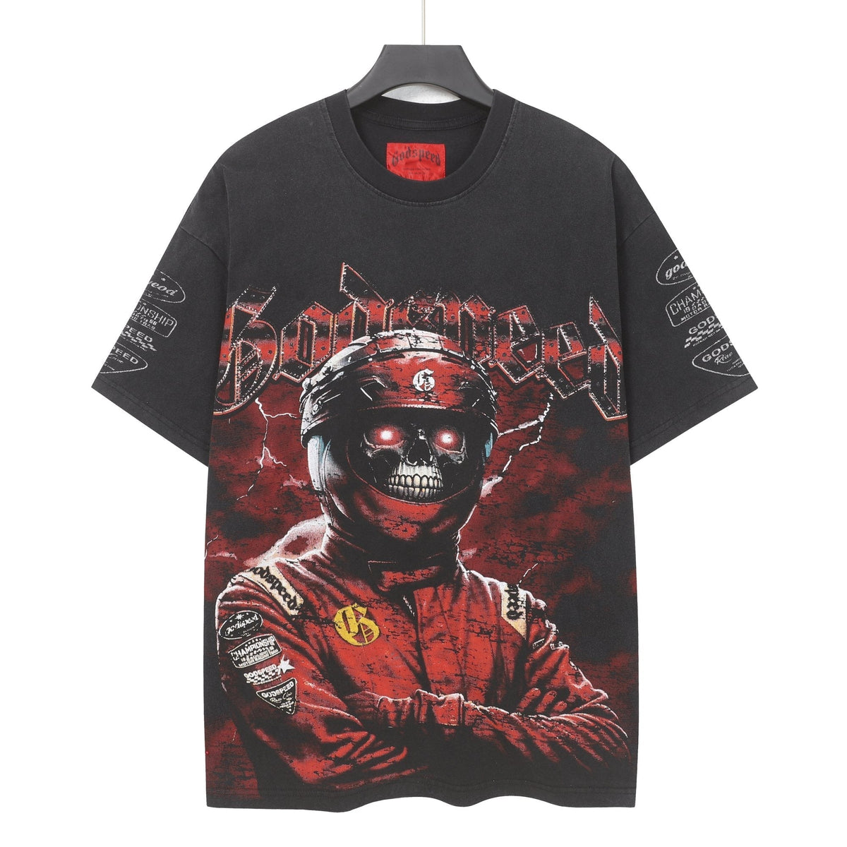 Godspeed Racing Skull Graphic T-Shirt ¡ª hero