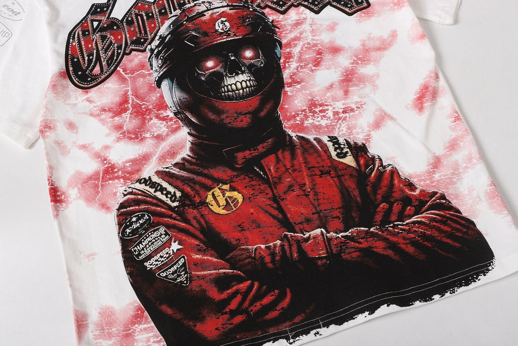 Godspeed Racing Skull Graphic T-Shirt ¡ª detail