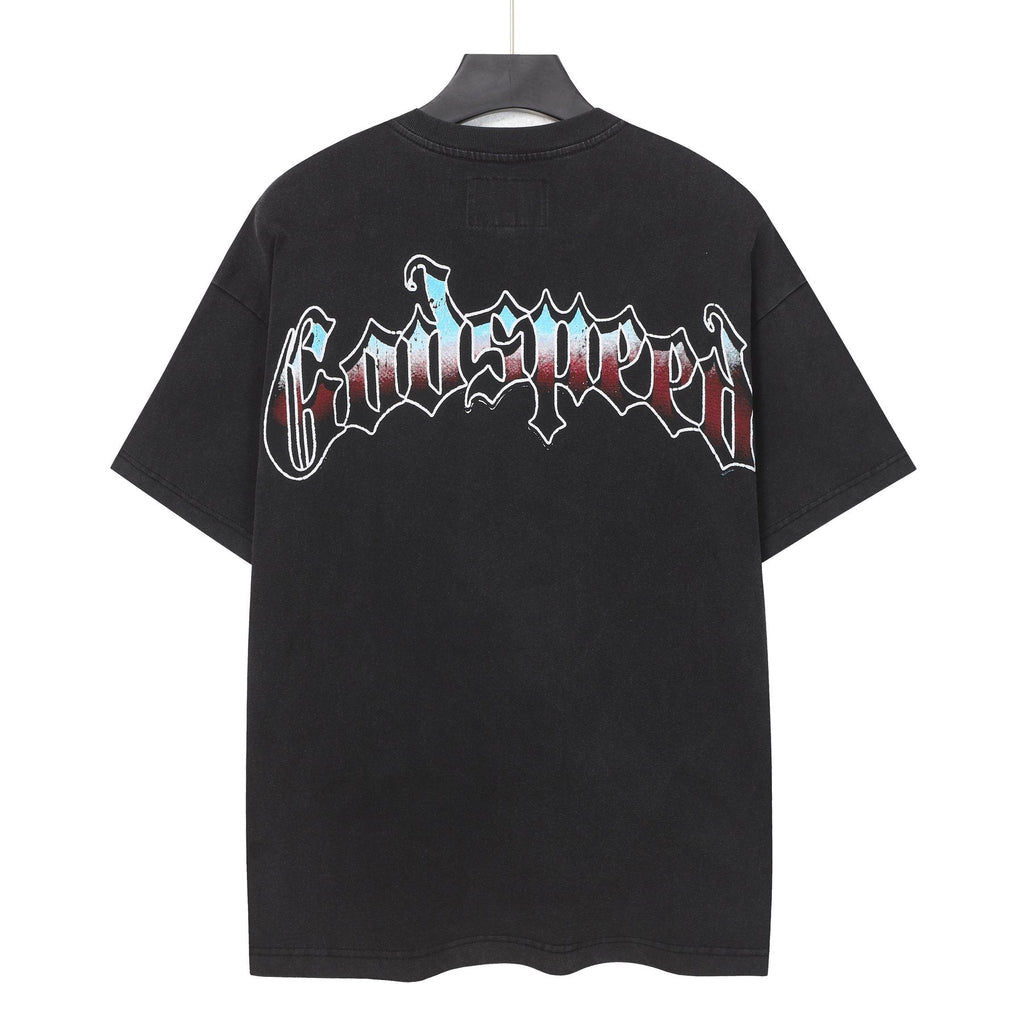 Godspeed Astronaut Floral Graphic T-Shirt ¡ª back
