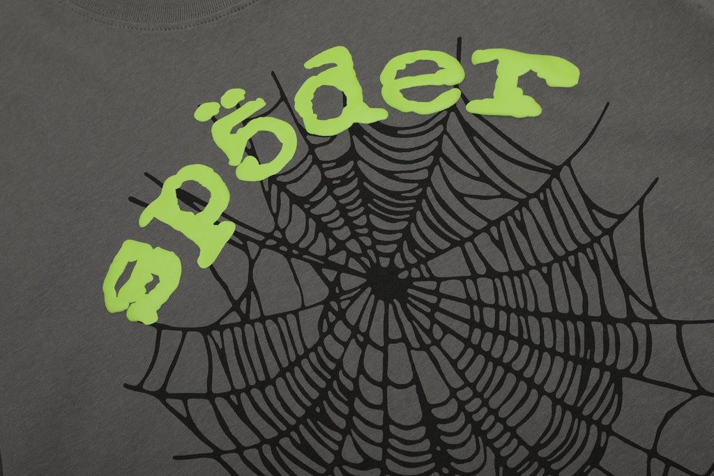 Sp5der Spiderweb Graphic T-Shirt ¡ª detail