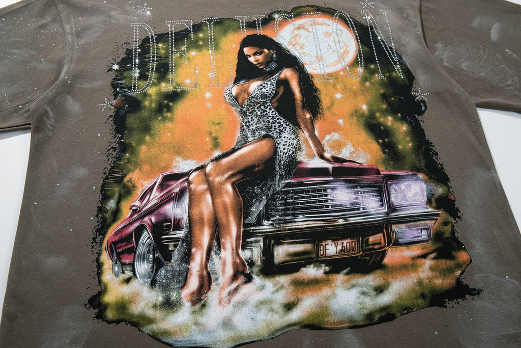 BKYS Revival Delusion Portrait Car Graphic T-Shirt ¡ª detail