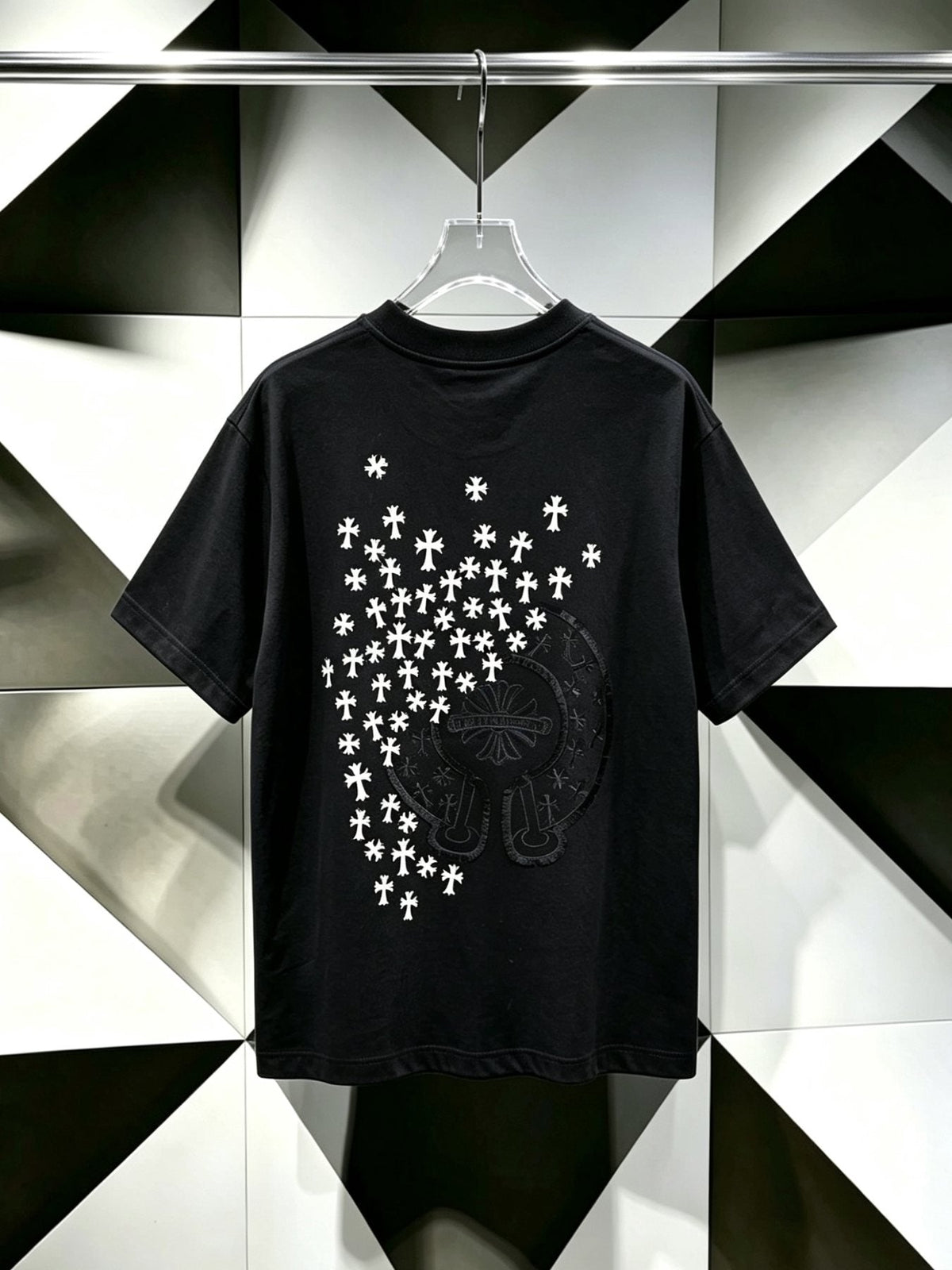 Chrome Hearts Clustered Cross Short-Sleeve T-Shirt ¡ª back