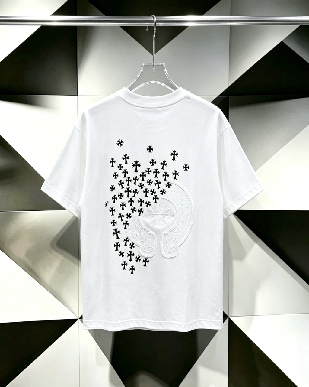 Chrome Hearts Clustered Cross Short-Sleeve T-Shirt ¡ª back
