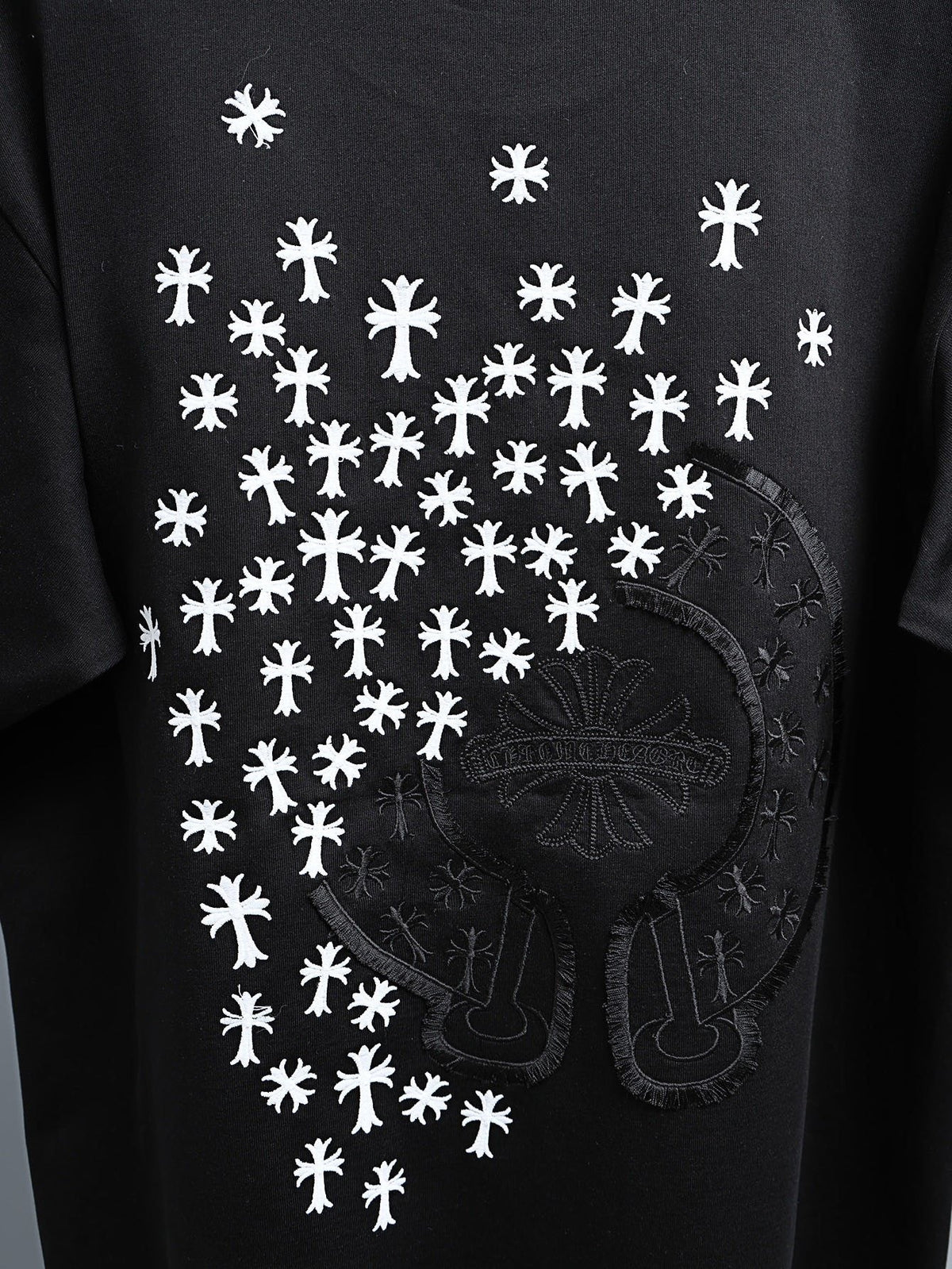Chrome Hearts Clustered Cross Short-Sleeve T-Shirt ¡ª detail