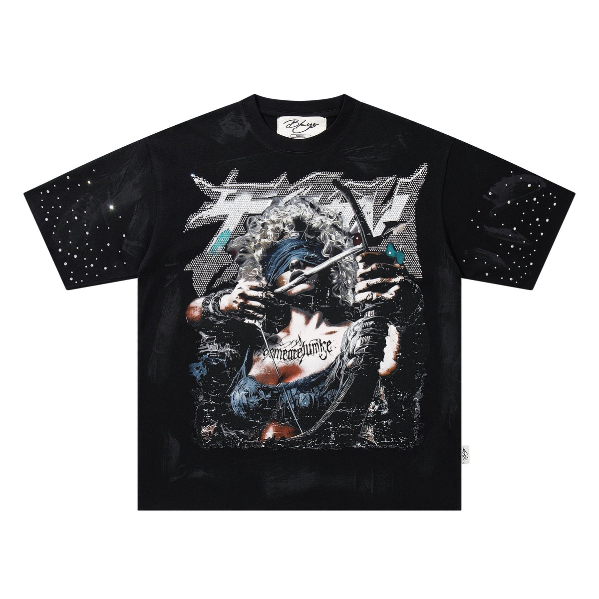 BKYS Revival Rhinestone Portrait Graphic T-Shirt ¡ª hero
