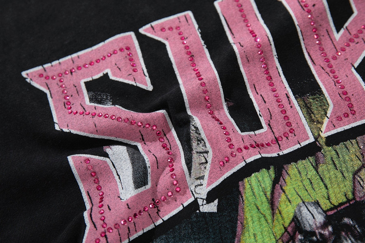 SUPPLY TEE Rebellion Astronaut Graphic T-Shirt ¡ª detail