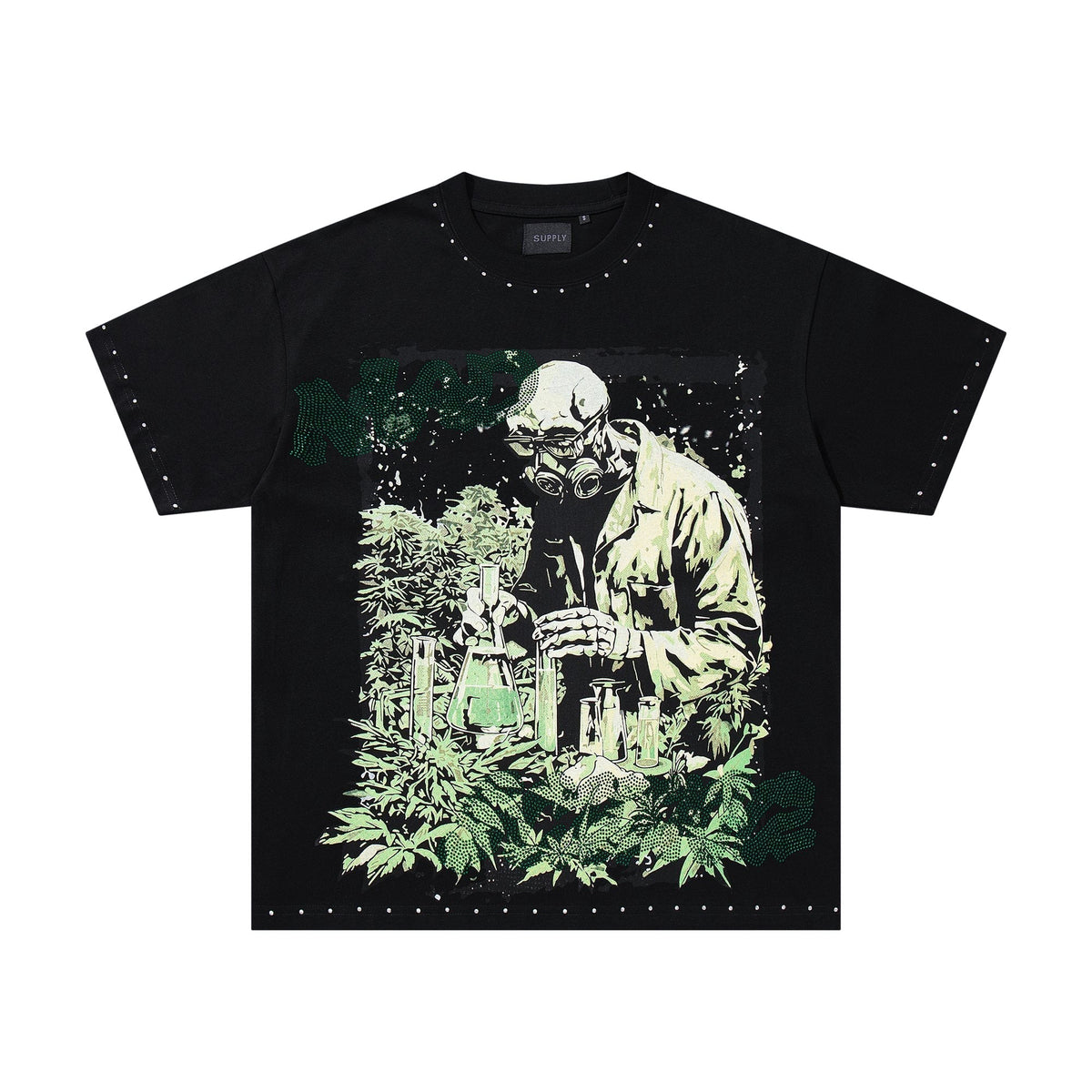 SUPPLY TEE Scientist Lab Studded Graphic T-Shirt ¡ª hero