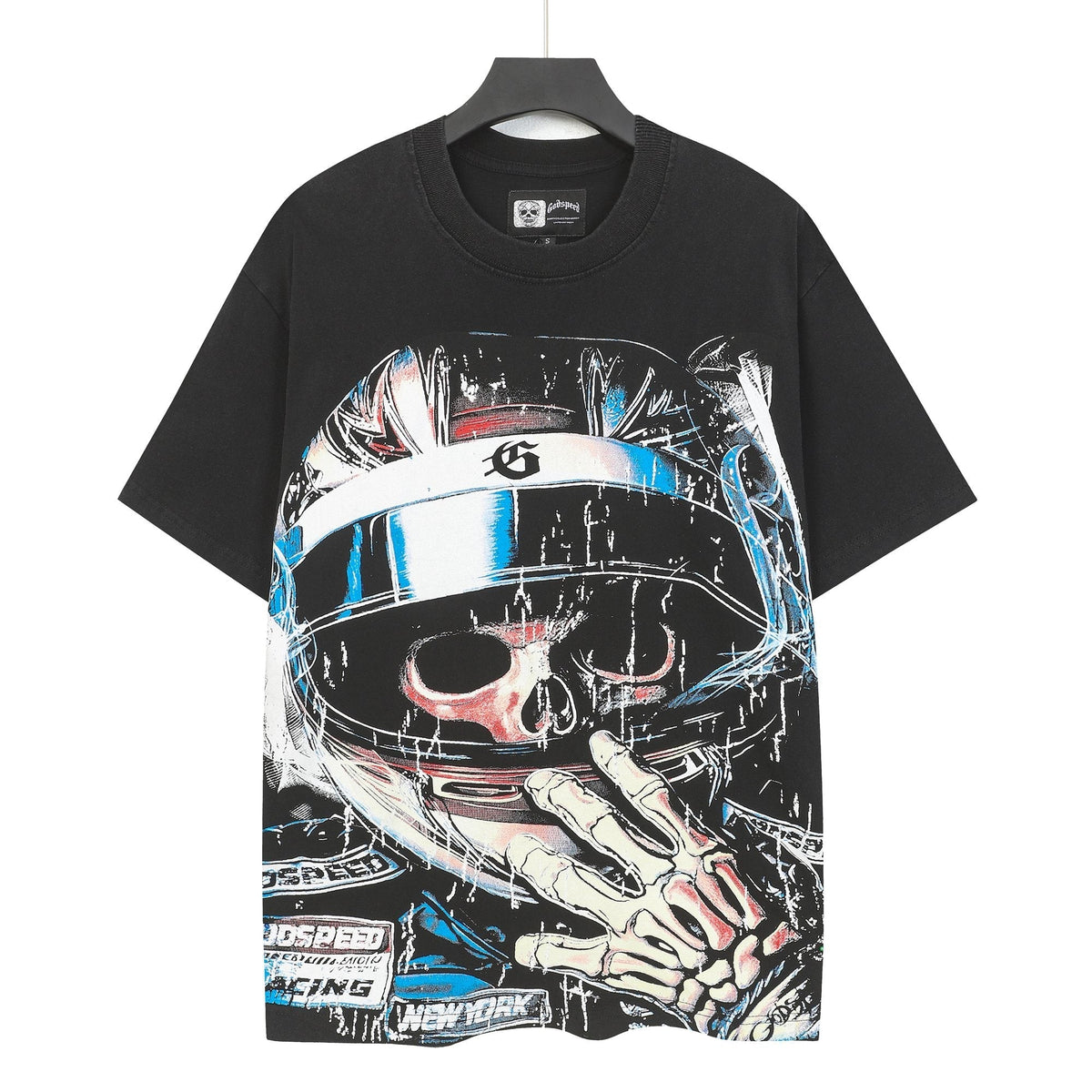Godspeed Racing Skull Graphic T-Shirt ¡ª hero