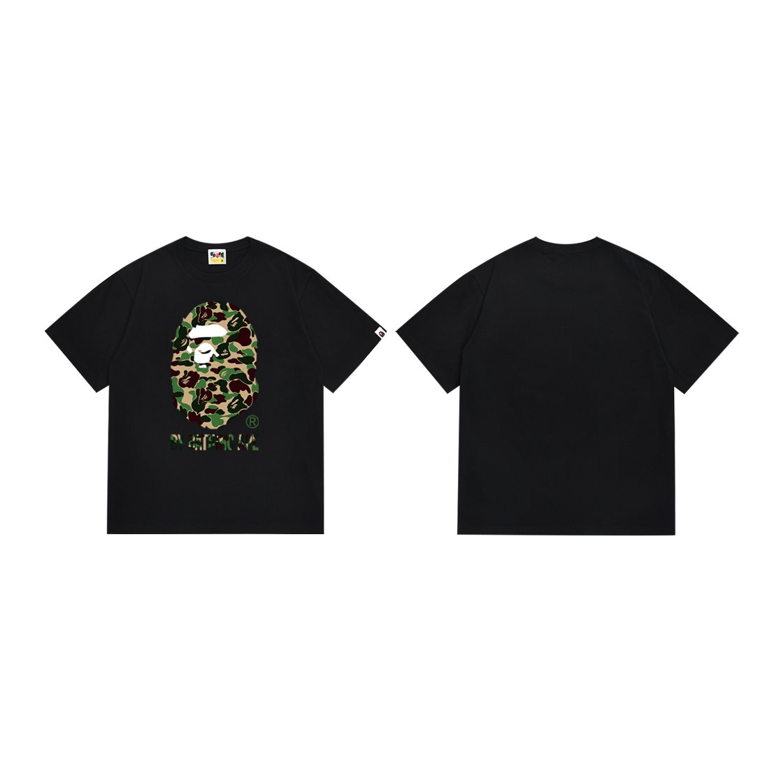 BAPE Camo Ape-Head Graphic Short-Sleeve T-Shirt ¡ª front