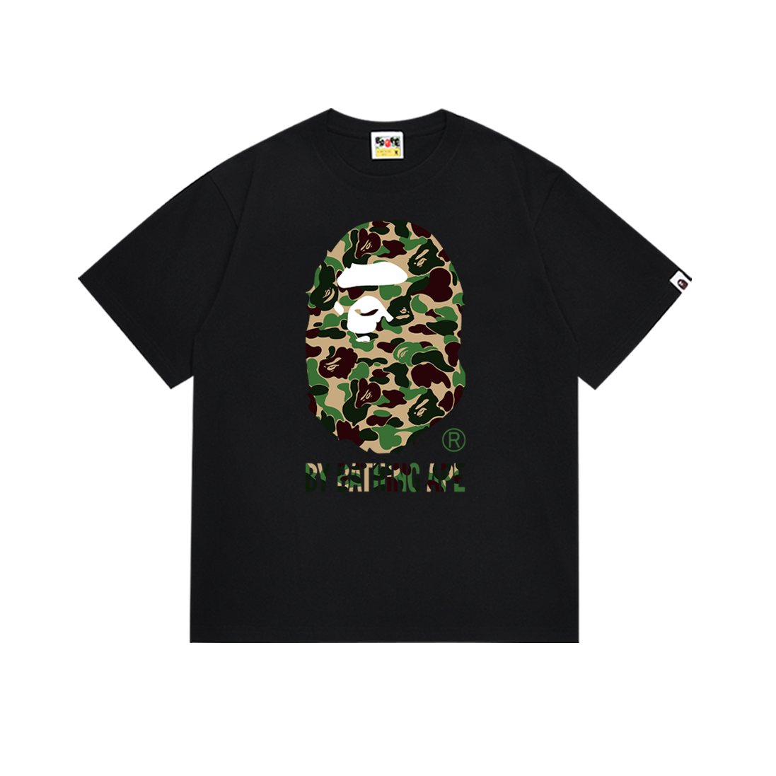 BAPE Camo Ape-Head Graphic Short-Sleeve T-Shirt ¡ª front