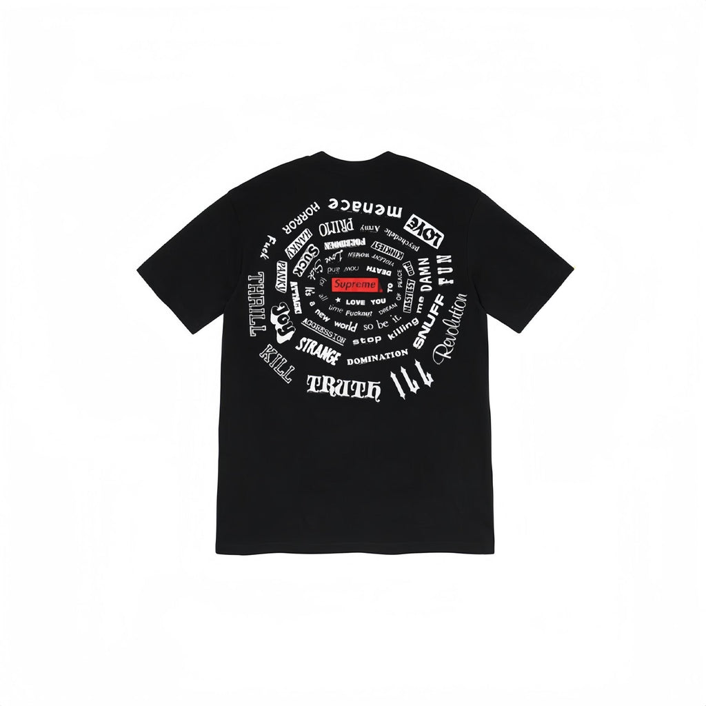 Supreme Spiral Graphic T-Shirt ¡ª back
