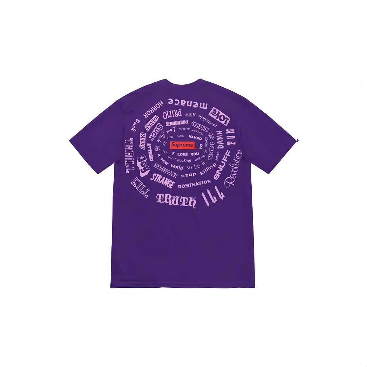 Supreme Spiral Graphic T-Shirt ¡ª back