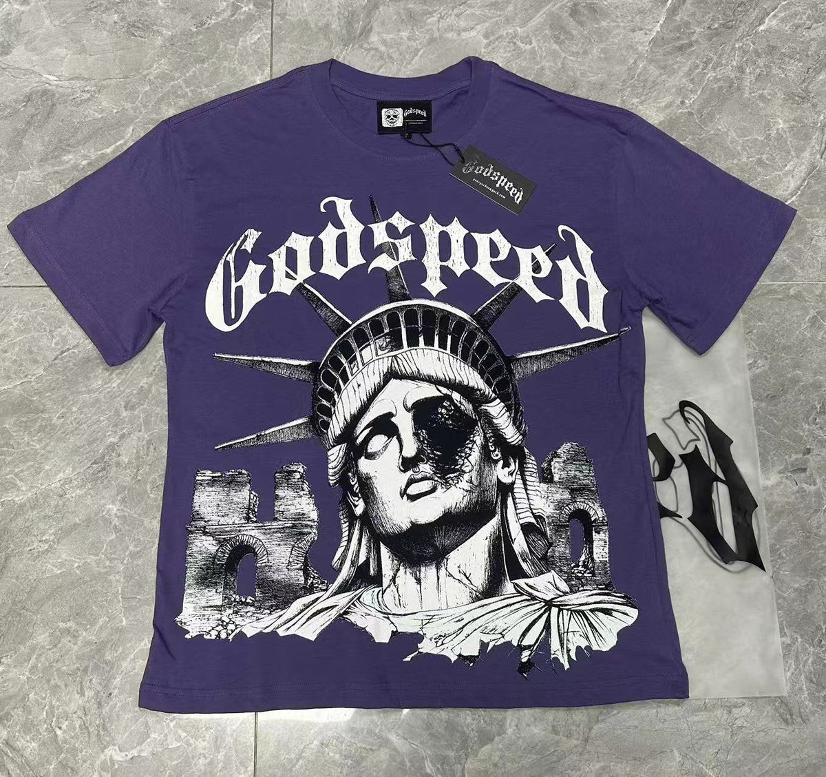 Godspeed Statue of Liberty Graphic T-Shirt ¡ª context