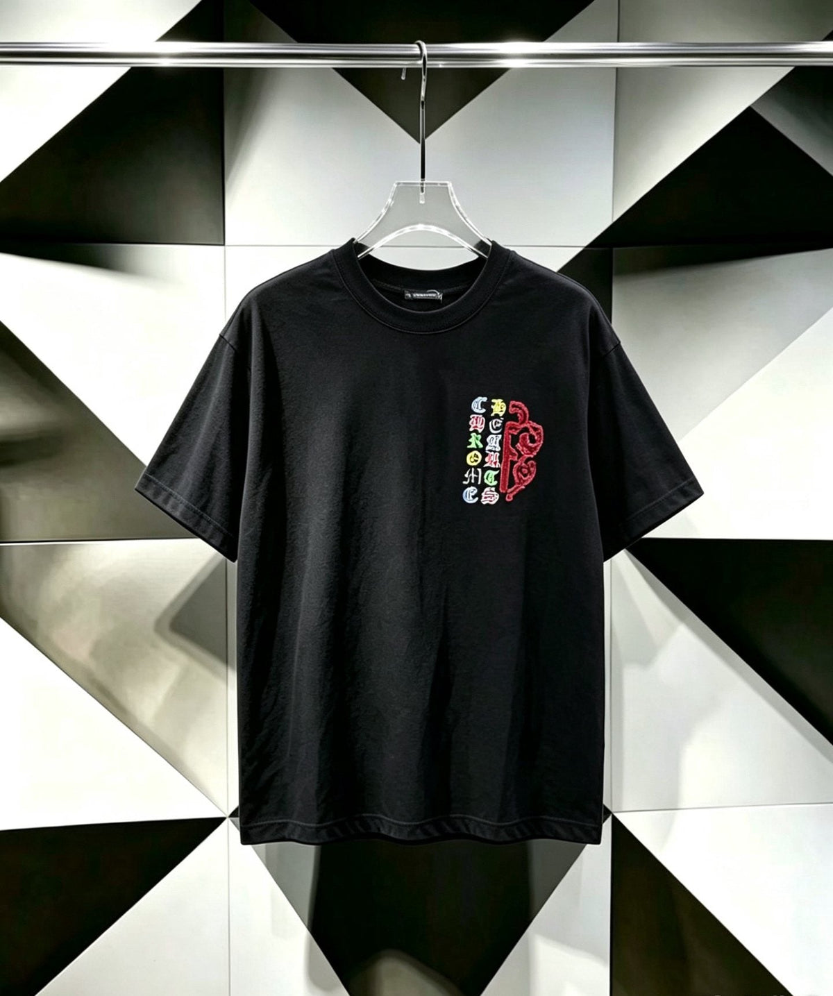 Chrome Hearts Multicolor Cross Graphic T-Shirt ¡ª hero