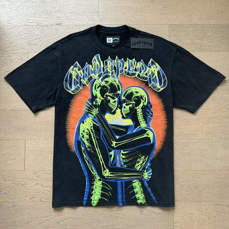 Godspeed Out of Many, One Skeleton Graphic T-Shirt ¡ª hero