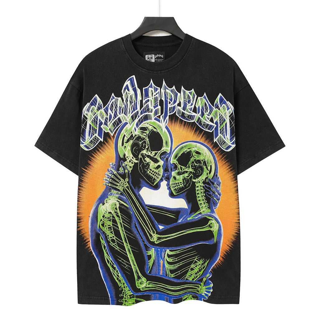 Godspeed Out of Many, One Skeleton Graphic T-Shirt ¡ª hero