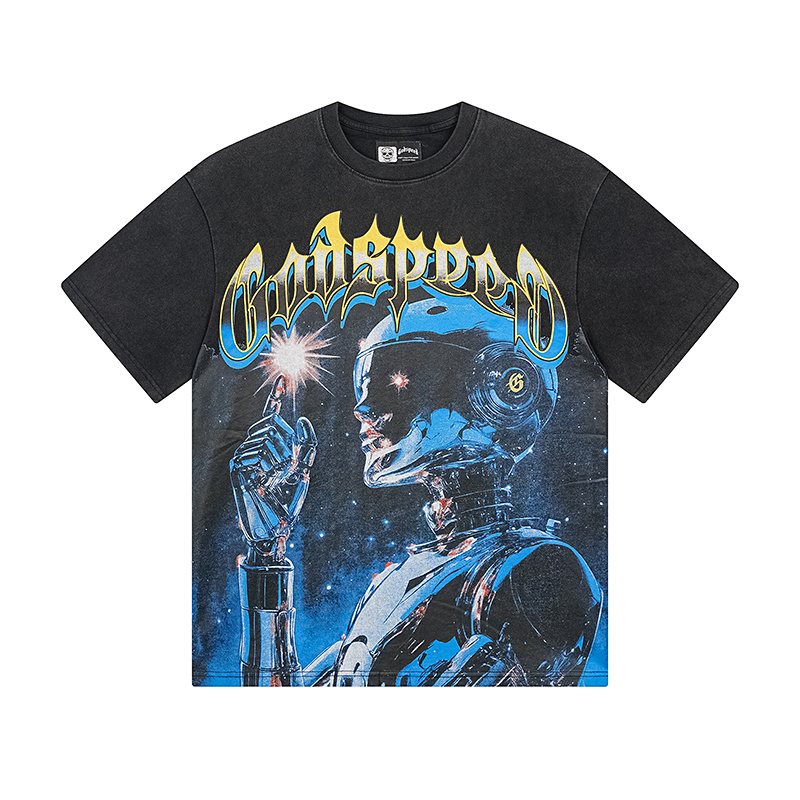 Godspeed Robot Graphic Short-Sleeve T-Shirt ¡ª hero